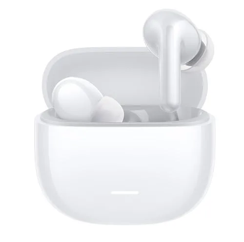XIAOMI Redmi Buds 8 Lite: cuffie TWS in-ear con cancellazione del rumore fino a 42 dB, driver da 12,4 mm per bassi potenti, autonomia fino a 36h, 5 EQ e Bluetooth 5.4, Bianco