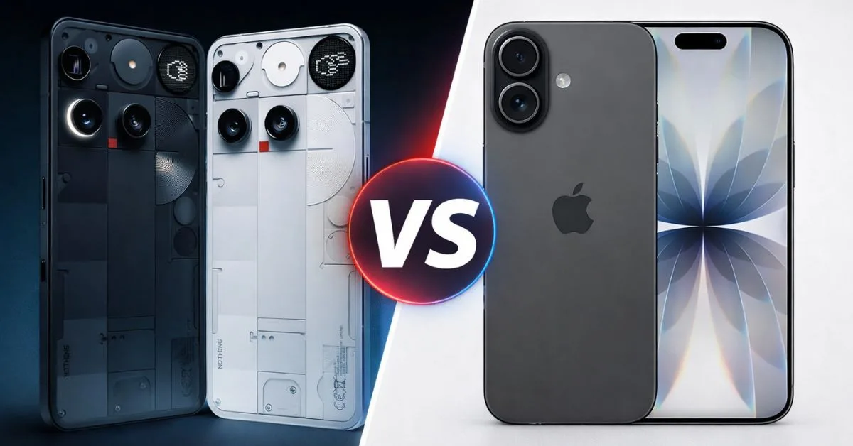 Nothing Phone (3) vs iPhone 17