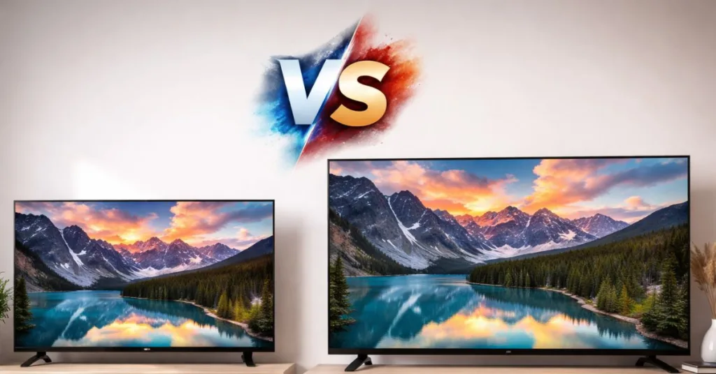 TV 43 pollici vs 55 pollici