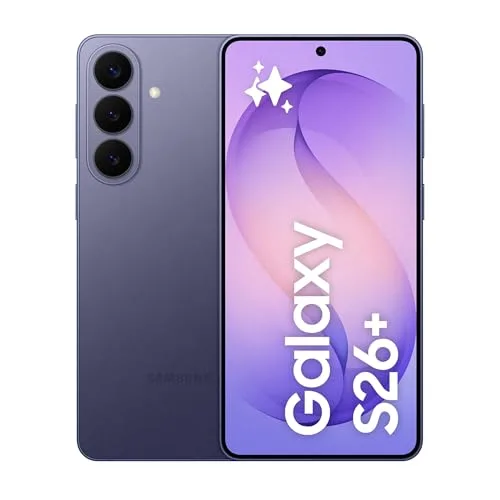 Samsung Galaxy S26+ Smartphone AI, 256GB, 3 anni di Garanzia, Processore Avanzato, Assistente Foto, Creative Studio, Camera 50 MP, 4900 mAh, Cobalt Violet [Versione italiana]