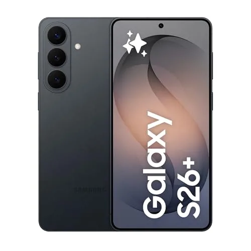 Samsung Galaxy S26+ Smartphone AI, 256GB, 3 anni di Garanzia, Processore Avanzato, Assistente Foto, Creative Studio, Camera 50 MP, 4900 mAh, Black [Versione italiana]