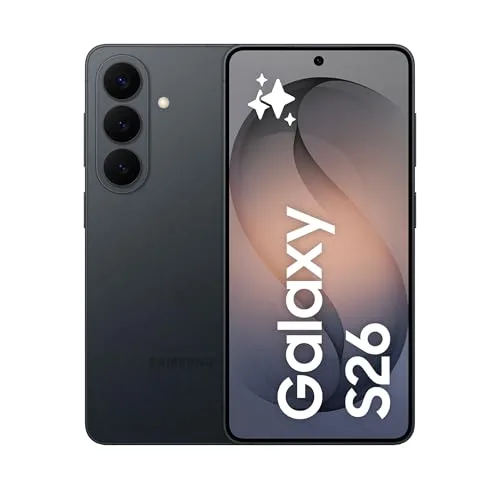 Samsung Galaxy S26 Smartphone AI, 256GB, 3 anni di Garanzia, Processore Avanzato, Assistente Foto, Creative Studio, Camera 50 MP, 4300 mAh, Black [Versione italiana]