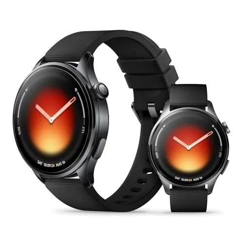 XIAOMI Watch 5 Smartwatch, Google Wear OS, NFC Pay, AI, Gemini, display AMOLED da 1,54'', durata della batteria di 6 giorni, GPS fitness tracker, controllo gestuale, Bluetooth da 47 mm, Black
