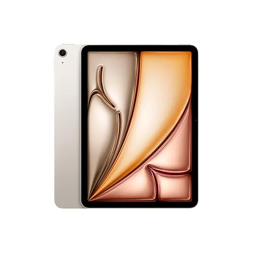 Apple iPad Air 11'' (M4): display Liquid Retina, 128 GB, fotocamera frontale e posteriore da 12MP, Wi-Fi 7 con chip Apple N1 – Galassia