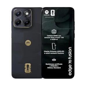 Motoorla edge 70 fusion FIFA World Cup 26™ Edition (8/256GB, Camera 50MP Sony LYTIA™ 710, Display 6.78" Extreme AMOLED 144Hz, Snapdragon® 7s Gen 3, 5100mAh, 68W, Android 16), PANTONE Silhouette