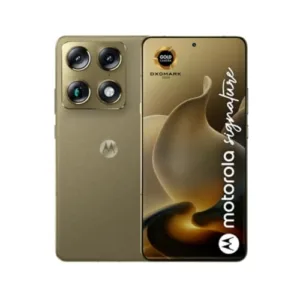 Motorola Signature (16/512GB, Tripla camera 50MP, selfie 50MP, display Super HD 6.8" Extreme AMOLED 165Hz, Qualcomm Snapdragon 8 Gen 5, 5200mAh TurboPower 90Hz, IP68/69, 5G, Android 16), Martini Olive