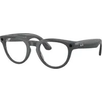 Ray - Ban Unisex Ray - Ban Meta RW4013 Headliner 6702CE - GEN 2 Smart glasses Iniettato Grigio Fotocromatico Smeraldo Pantos Transitions Fotocromatico