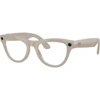 Ray - Ban Unisex Ray - Ban Meta RW4014 Skyler 6700MF - GEN 2 Smart glasses Iniettato Grigio Fotocromatico Zaffiro Geometrica Transitions Fotocromatico