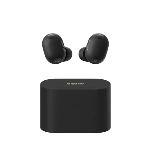 Sony WF-1000XM6: auricolari wireless top di gamma con noise cancelling, suono Hi-Res, chiamate nitide, EQ a 10 bande, autonomia fino a 24 ore NC on, IPX4, iOS/Android - Black