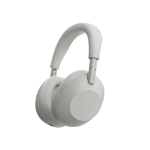 Sony WH-1000XM6 Cuffie wireless Premium con cancellazione del rumore, audio Hi-Res, massimo comfort, design pieghevole, custodia resistente, batteria da 30 ore NC On, iOS e Android - Silver