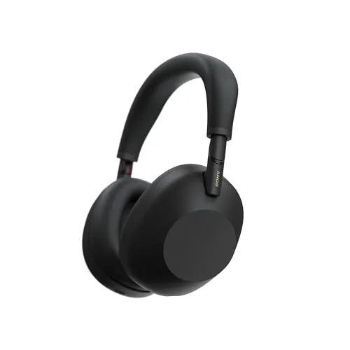 Sony WH-1000XM6 Cuffie wireless Premium con cancellazione del rumore, audio Hi-Res, massimo comfort, design pieghevole, custodia resistente, batteria da 30 ore NC On, iOS e Android - Black