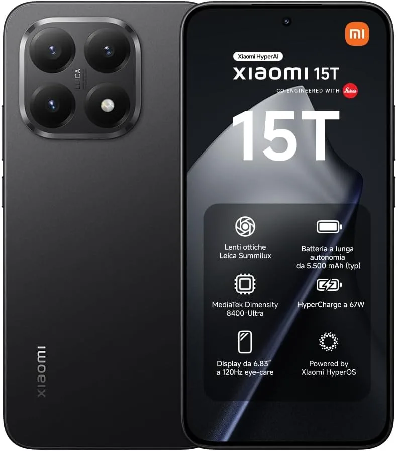 Scheda tecnica Xiaomi 15T Pro