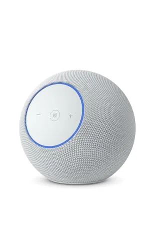 Amazon Echo Studio (ultimo modello), design compatto, audio 3D immersivo e Dolby Atmos, Bianco ghiaccio, con Accesso Anticipato ad Alexa+