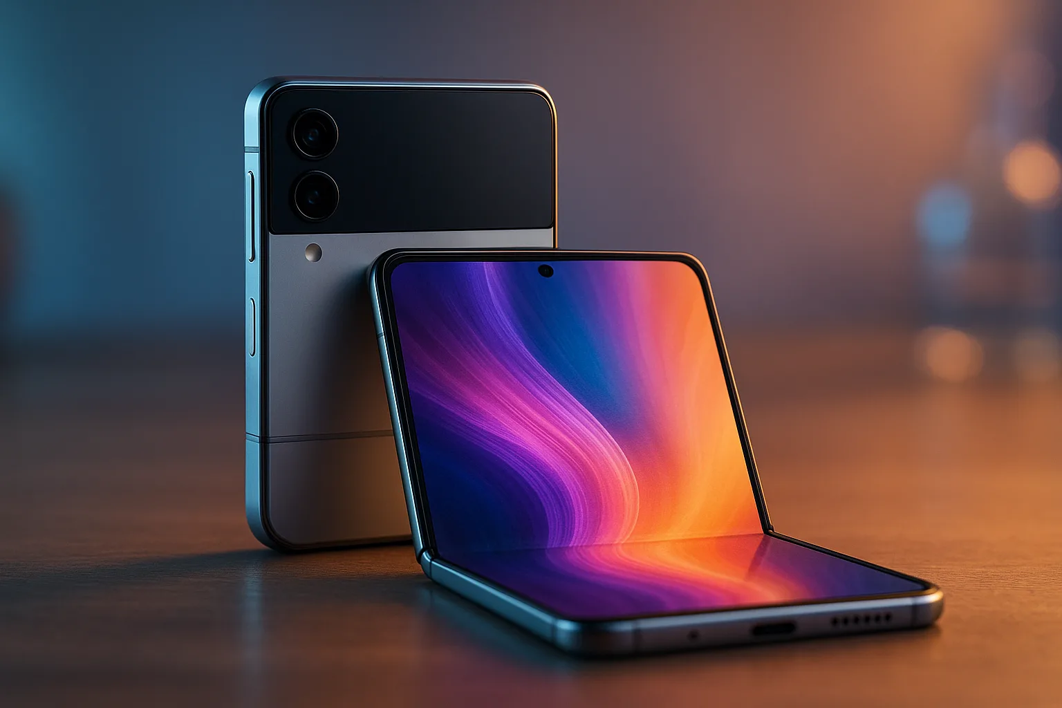 Immagine editoriale che rappresenta: Samsung Galaxy Z Flip 8 si mostra in anteprima: design e dimensioni