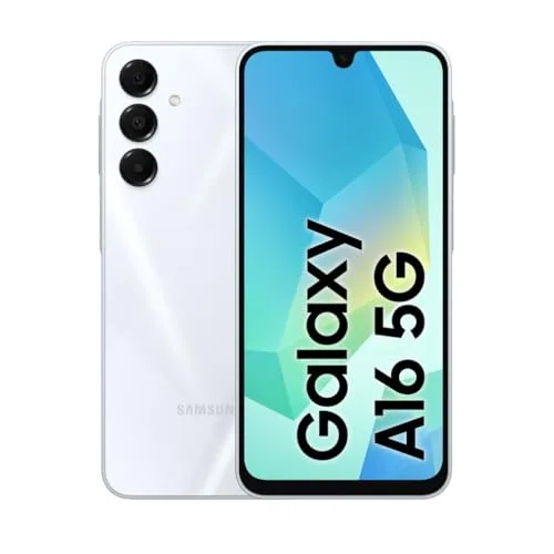 Samsung Galaxy A16 5G, Smartphone Android 14, Display Super AMOLED 6.7" FHD+, 4GB RAM, 128GB, Batteria 5.000 mAh, Resistenza IP54, memoria espandibile fino a 1.5TB, Light Gray [Versione Italiana]