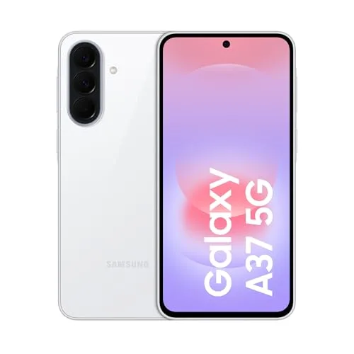 Samsung Galaxy A37 5G, 256GB, 3 anni di Garanzia, Smartphone sottile, Cerchia e Cerca, Gomma Oggetto, Suggerimento di modifica, Tripla Camera, IP68, 5.000 mAh, Awesome White [Versione Italiana]