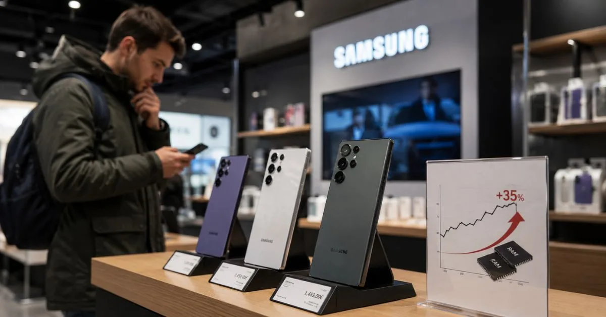 Samsung aumenta i prezzi Galaxy per la crisi RAM 2026
