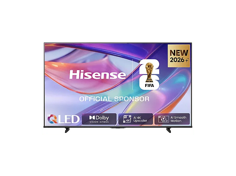 HISENSE 43Q7S, Smart TV QLED 43'', 60Hz, Audio Dolby Atmos, VIDAA OS con 1000+ APP, Vision IQ, HDR 10+, Game Mode Plus, Bluetooth, Wifi, Alexa Built-in, AirPlay2, lativù 4K