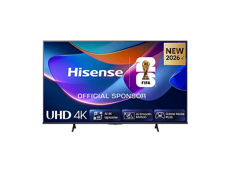 HISENSE 65A6S, Smart TV 65'', 60Hz, DTS Virtual X, VIDAA OS con 1000+ APP, HDR 10+, Game Mode Plus, Bluetooth, Wifi, Alexa Built-in, AirPlay2, lativù 4K
