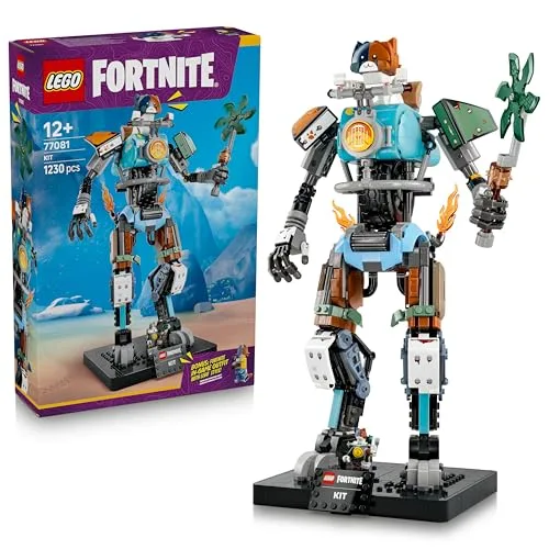 LEGO Fortnite KIT - Action Figure Giocattolo con Piccone Artigli Potenti e Ruota Girevole - Decorazione da Cameretta - Regalo per Gamer, Bambini e Bambine da 12 Anni in su Fan dei Videogiochi - 77081