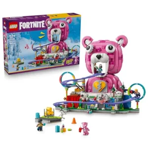 LEGO Fortnite Tana Strana - Giocattolo Interattivo con Modello di Parco Giochi e 6 Minifigure - Decorazione Cameretta - Regalo per Gamer, Bambini e Bambine da 12 Anni in su Fan dei Videogiochi - 77082