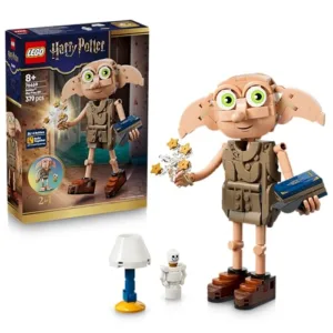 LEGO Harry Potter 2 in 1 Dobby l'Elfo Libero Giocattolo - Modello Trasformabile in Kreacher - Decorazione per Cameretta Fai da Te - Regalo per Bambine e Bambini da 8 Anni in su e per i Fan - 76469