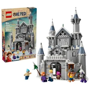 LEGO ONE PIECE Battaglia al Castello di Drum Giocattolo - Kit Modellismo con 6 Minifigure tra cui Luffy, Nami e Chopper - Decorazione per Cameretta - Regalo per Bambini e Bambine da 9 Anni - 75645