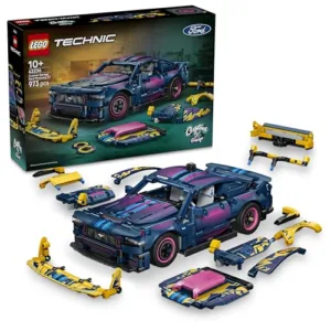 LEGO Technic Auto Ford Mustang GT Custom Garage GT Giocattolo - Kit di Modellismo con Motore V8, Sterzo HOG e Parti della Carrozzeria Intercambiabili - Idea Regalo per Bambini da 10 Anni in su 42236
