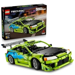 LEGO Technic Auto Mitsubishi Eclipse Fast and Furious - Kit Modellismo STEM da Collezione con Sterzo e 2 Bombole di NOS - Regalo per Ragazzi da 14 anni in su e Fan Adulti dei Film - 42229