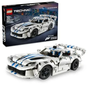 LEGO Technic Auto Sportiva Dodge Viper GTS-R - Modello di Macchina Giocattolo con Motore V10, Sterzo e Differenziale - Regalo per Gamer, Bambini e Fan degli Sport Motoristici da 10 Anni in su - 42234