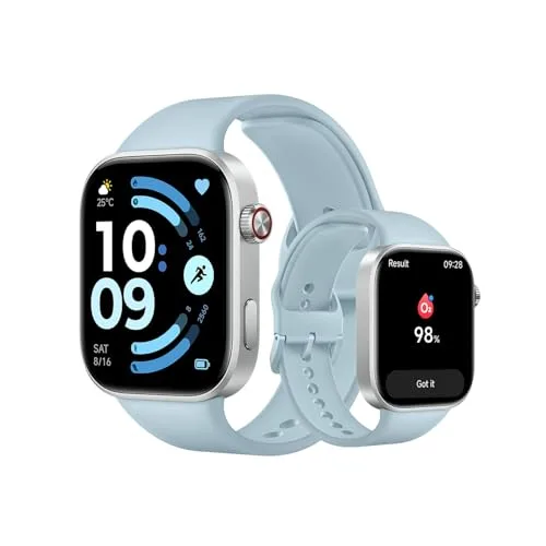 XIAOMI Redmi Watch 6, Smartwatch Uomo Donna, Activity Tracker AMOLED 2.07'' con Monitoraggio di Frequenza Cardiaca, 150+ modalità sportive, Autonomia 24 giorno, 5ATM, GPS, Android&iOS, Blu