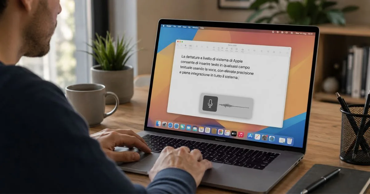 Apple introduce dettatura vocale a livello di sistema operativo