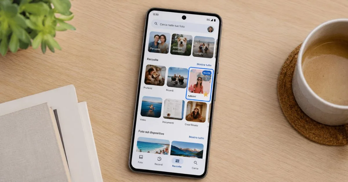 Google Foto introduce la raccolta “Adesivi” per tutti gli utenti Android