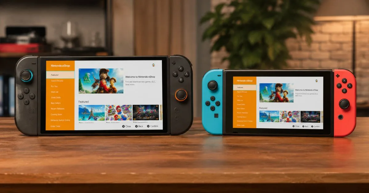 Nintendo aggiorna Switch 2 e Switch: l’eShop cambia solo su Switch 2