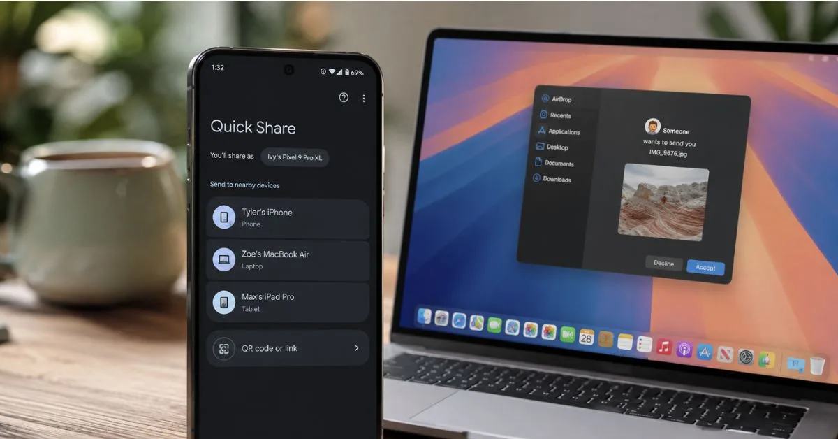 Quick Share su AirDrop: dispositivi Android compatibili e dettagli