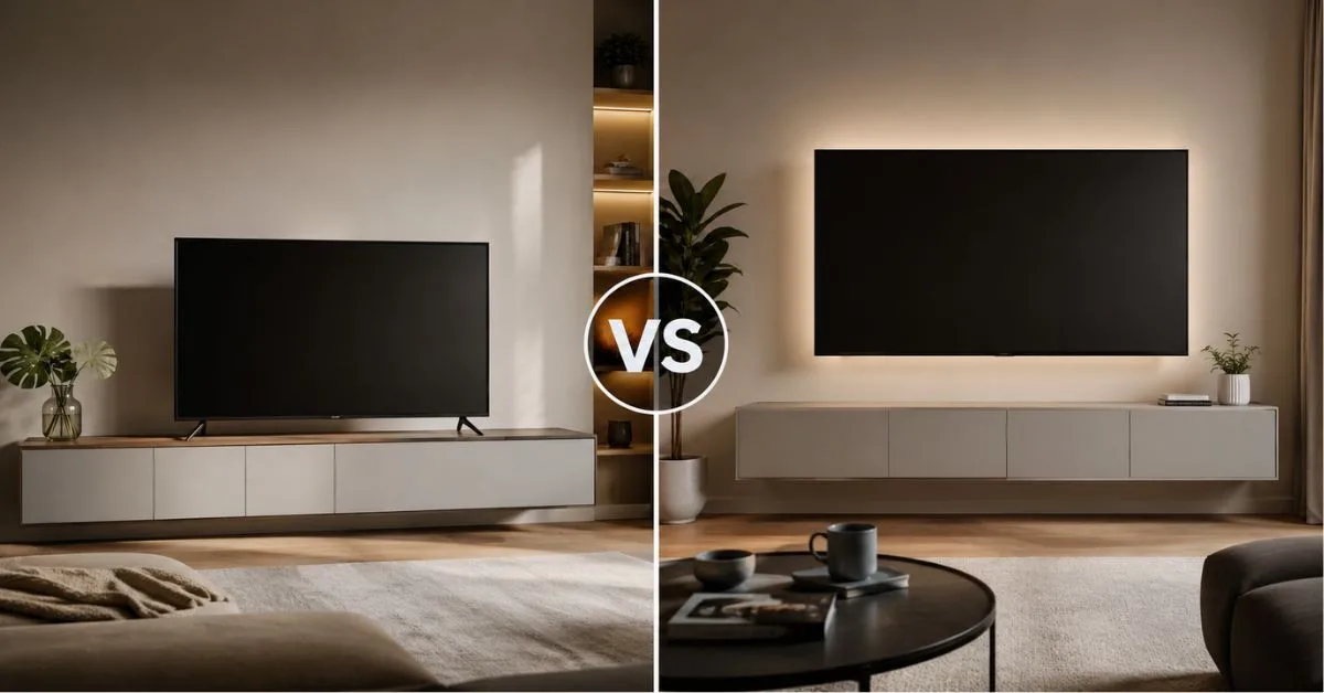 TV su mobile basso o a parete: la guida definitiva al posizionamento
