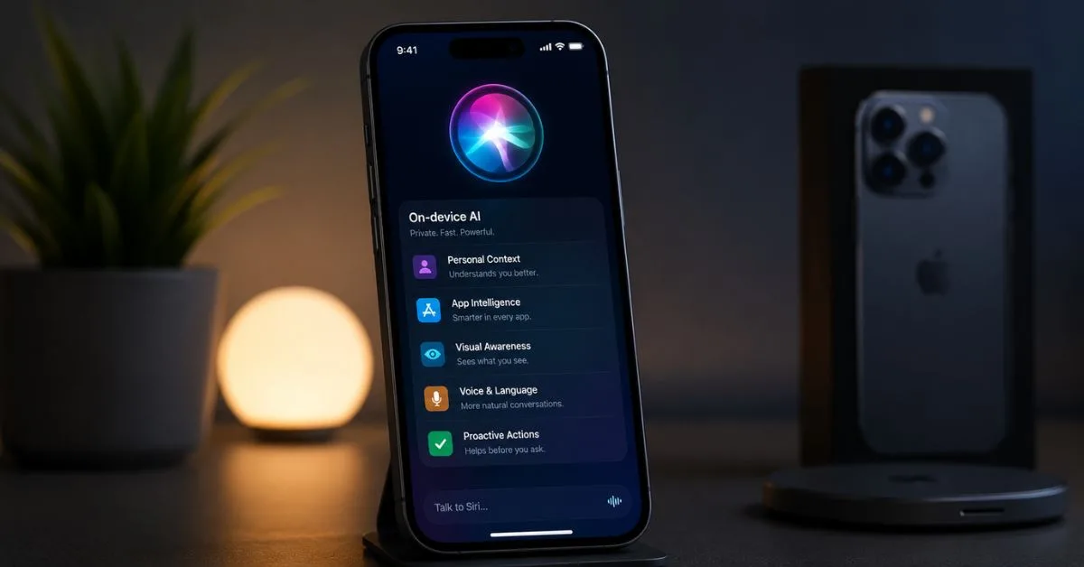 iOS 27: funzioni AI Siri richiedono 12GB RAM, iPhone 17 base escluso