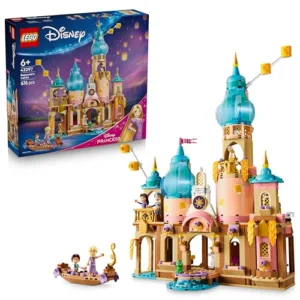 LEGO | Disney Princess Il Castello di Rapunzel Giocattolo - Modello da Esposizione con 4 Mini Bamboline, Figura di Pascal e Accessori - Regalo di Compleanno per Bambine da 6 Anni in su e Fan - 43297
