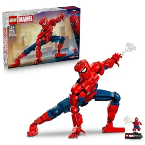 LEGO | Marvel Personaggio di Spider-Man - Action Figure Giocattolo del Supereroe con Minifigure da Collezione - Decorazione Cameretta - Regalo per Bambini e Ragazzi da 12 Anni Fan del Film - 76346
