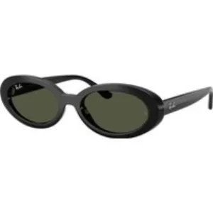 Ray - Ban Donna Ray - Ban RB2223 901/31 Occhiali da sole Acetato Nero Verde Rotonda Normale