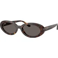 Ray – Ban Donna Ray – Ban RB2223 902/B1 Occhiali da sole Acetato Tartaruga Grigio Rotonda Normale