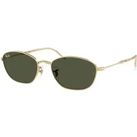 Ray – Ban Donna Ray – Ban RB3749 001/31 Occhiali da sole Metallo Oro Verde G15 Geometrica Normale