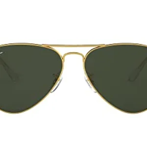 Ray-Ban RB3025 Occhiali da sole Aviator, Uomo, Classici, Oro, 62 mm