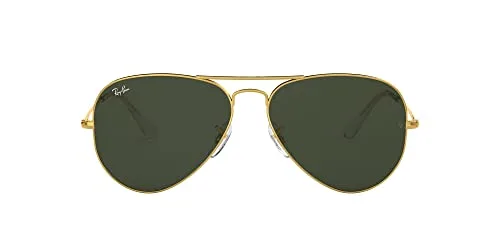 Ray-Ban RB 3025 Occhiali da Sole, Oro (Gold), 55 mm Unisex-Adulto