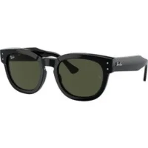 Ray - Ban Unisex Ray - Ban RB0298S MEGA HAWKEYE 901/31 Occhiali da sole Acetato Nero Verde Squadrata Normale