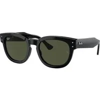 Ray – Ban Unisex Ray – Ban RB0298S MEGA HAWKEYE 901/31 Occhiali da sole Acetato Nero Verde Squadrata Normale