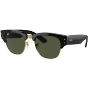 Ray - Ban Unisex Ray - Ban RB0316S MEGA CLUBMASTER 901/31 Occhiali da sole Acetato Nero G15 Squadrata Normale