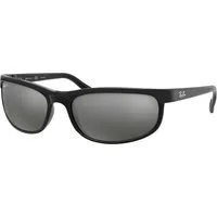 Ray - Ban Unisex Ray - Ban RB2027 PREDATOR 2 601/W1 Occhiali da sole Nylon Nero Grigio Squadrata Polarizzata