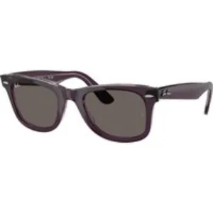Ray - Ban Unisex Ray - Ban RB2140 WAYFARER 1447B1 Occhiali da sole Acetato Viola Grigio Squadrata Normale