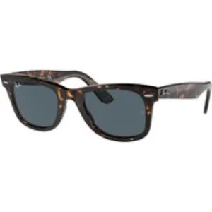 Ray - Ban Unisex Ray - Ban RB2140 WAYFARER 902/R5 Occhiali da sole Acetato Tartaruga Blu Squadrata Normale